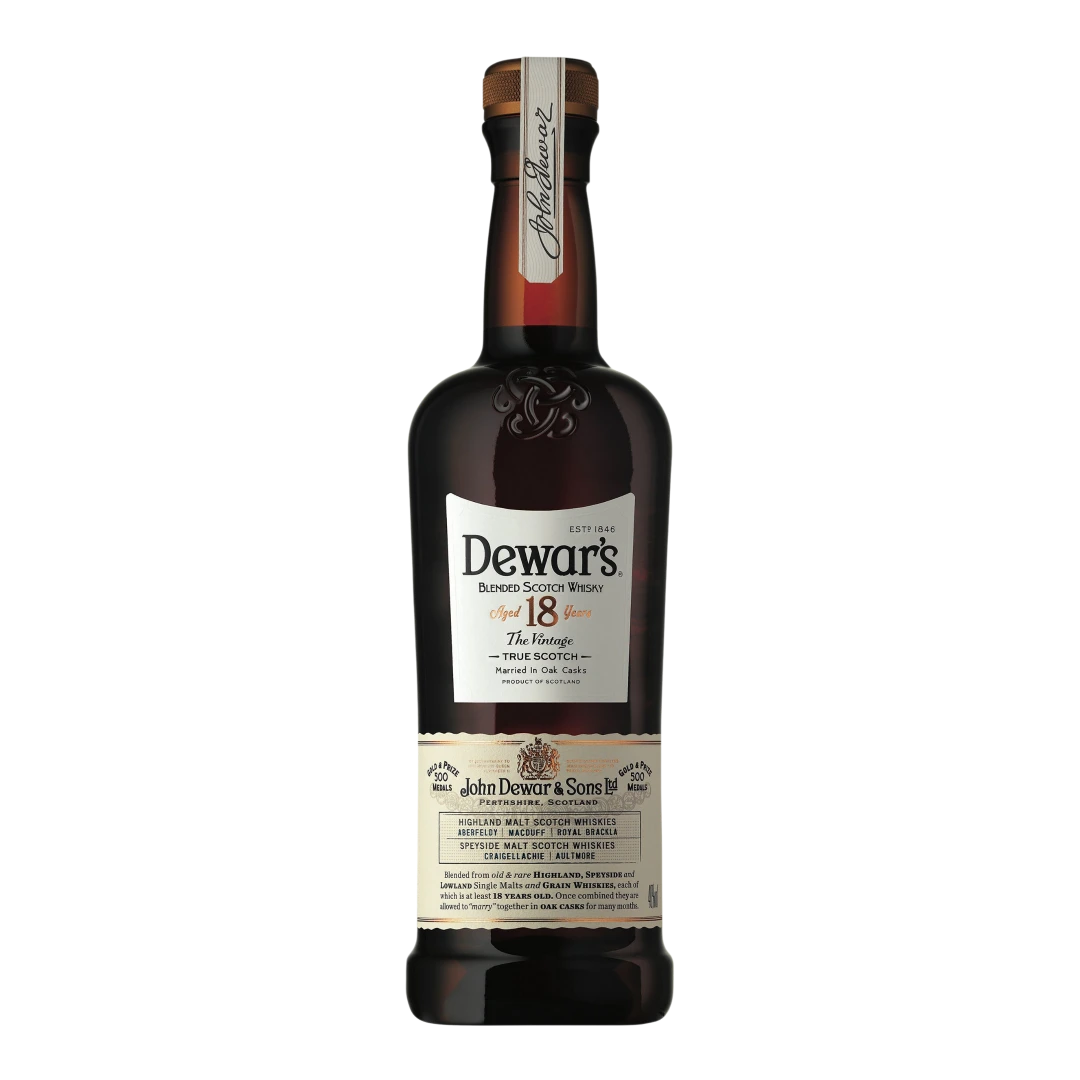 Dewars 18 Year Old Blended Whisky