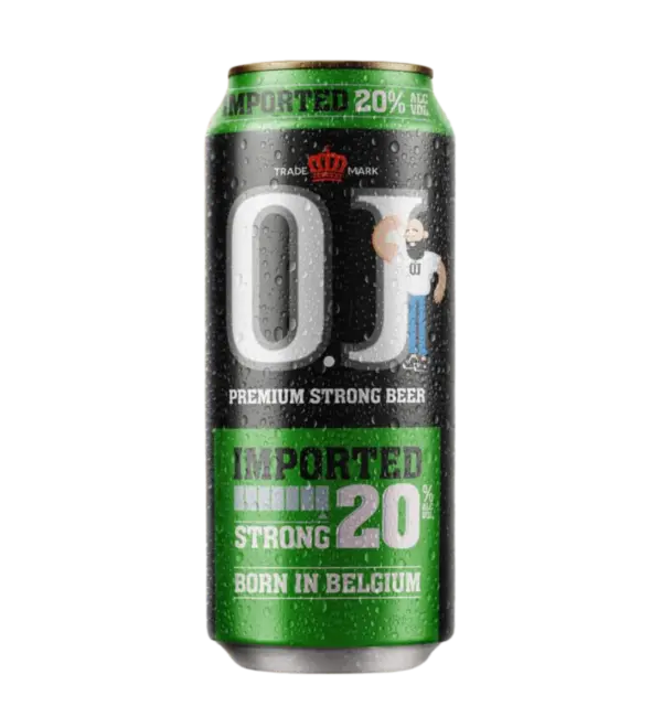 O.J. 20% Strong Beer 500ml Can